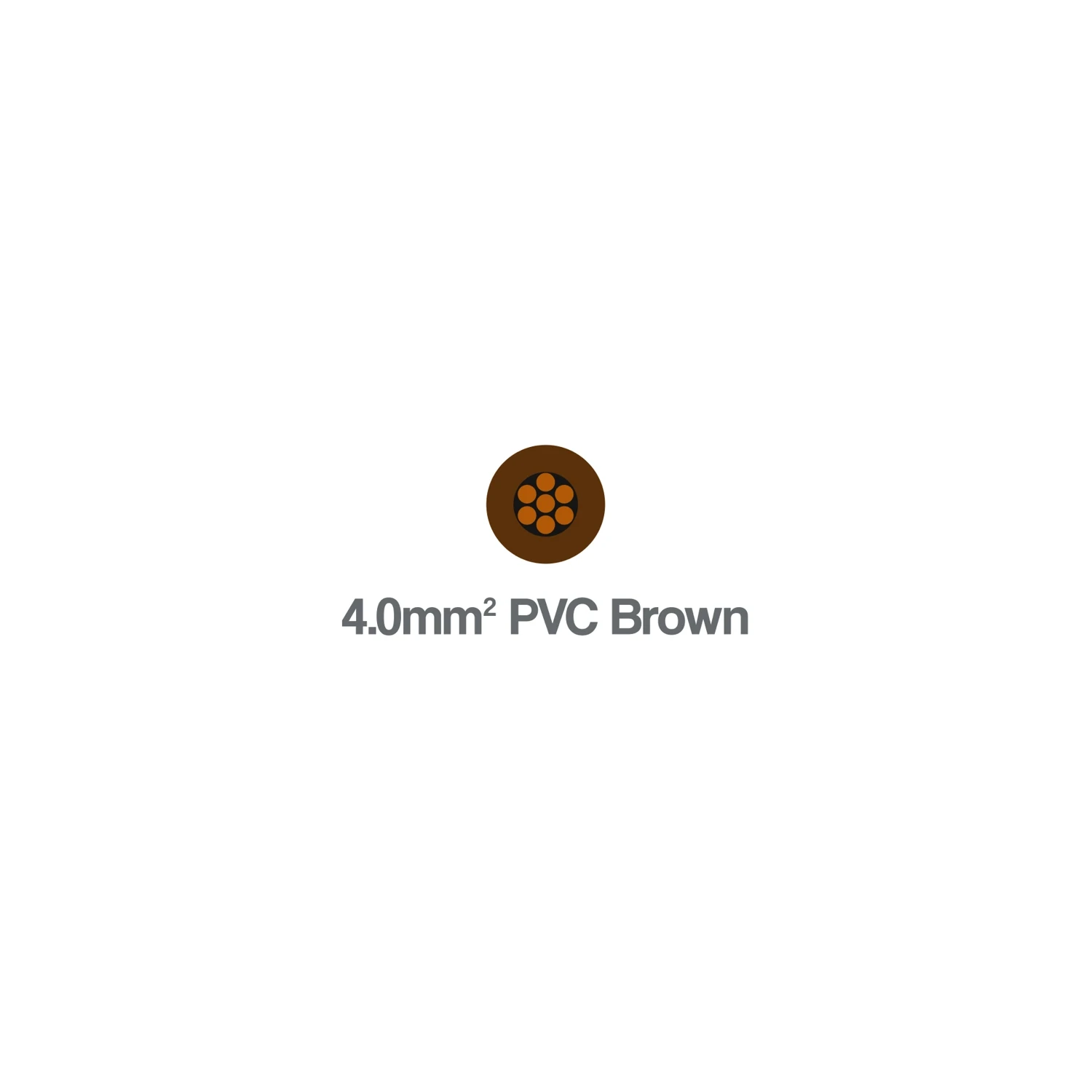 6491B H07Z-R 4mm Single Core LSZH Cable 450 750V Brown 100m