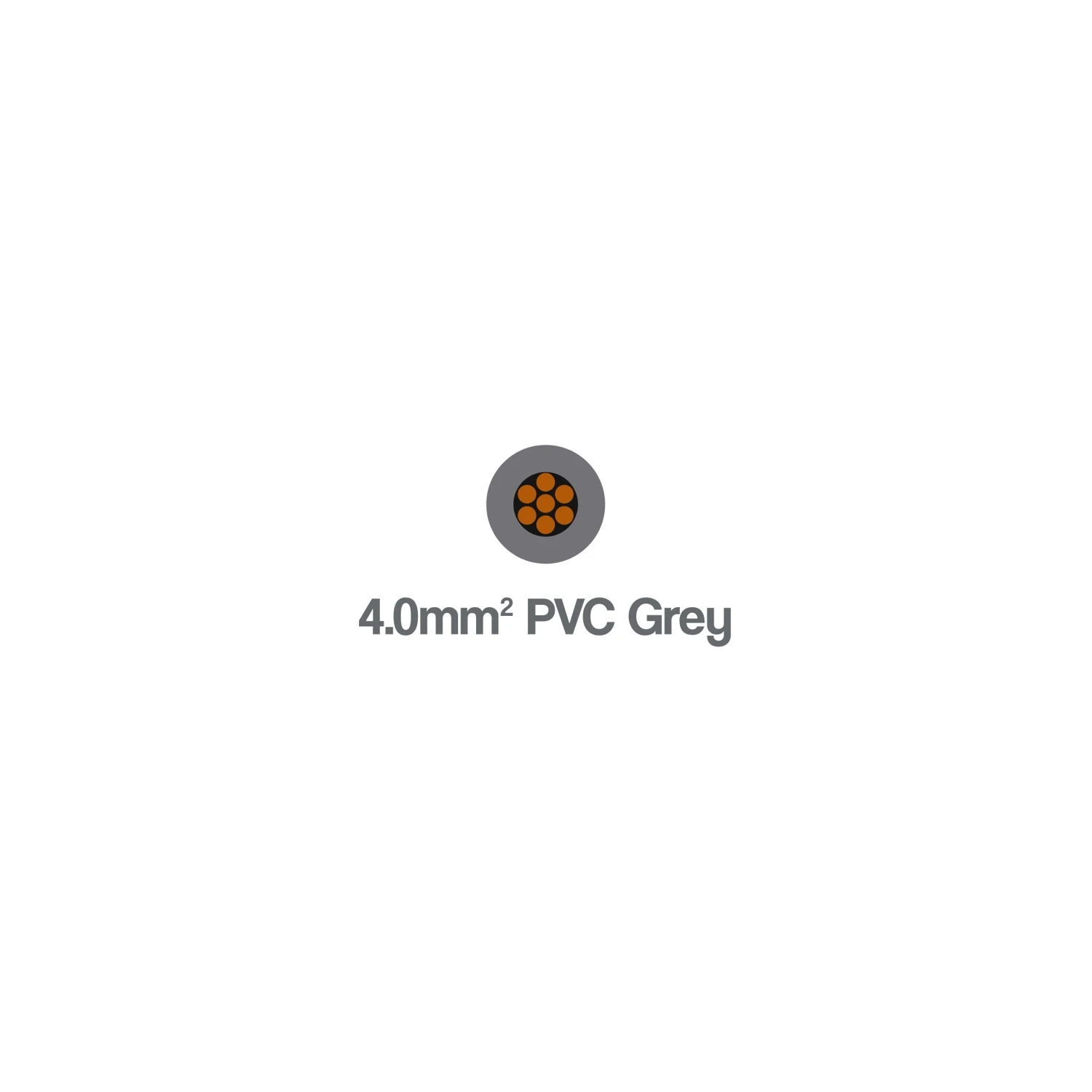 6491B 4mm Single Core Grey LSZH Cable H07Z-R 450 750V