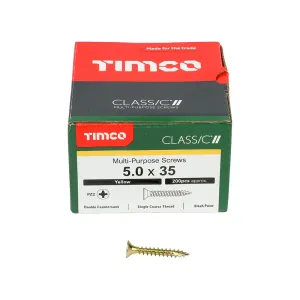 Timco 5 x 35 mm Woodscrew, box of 200