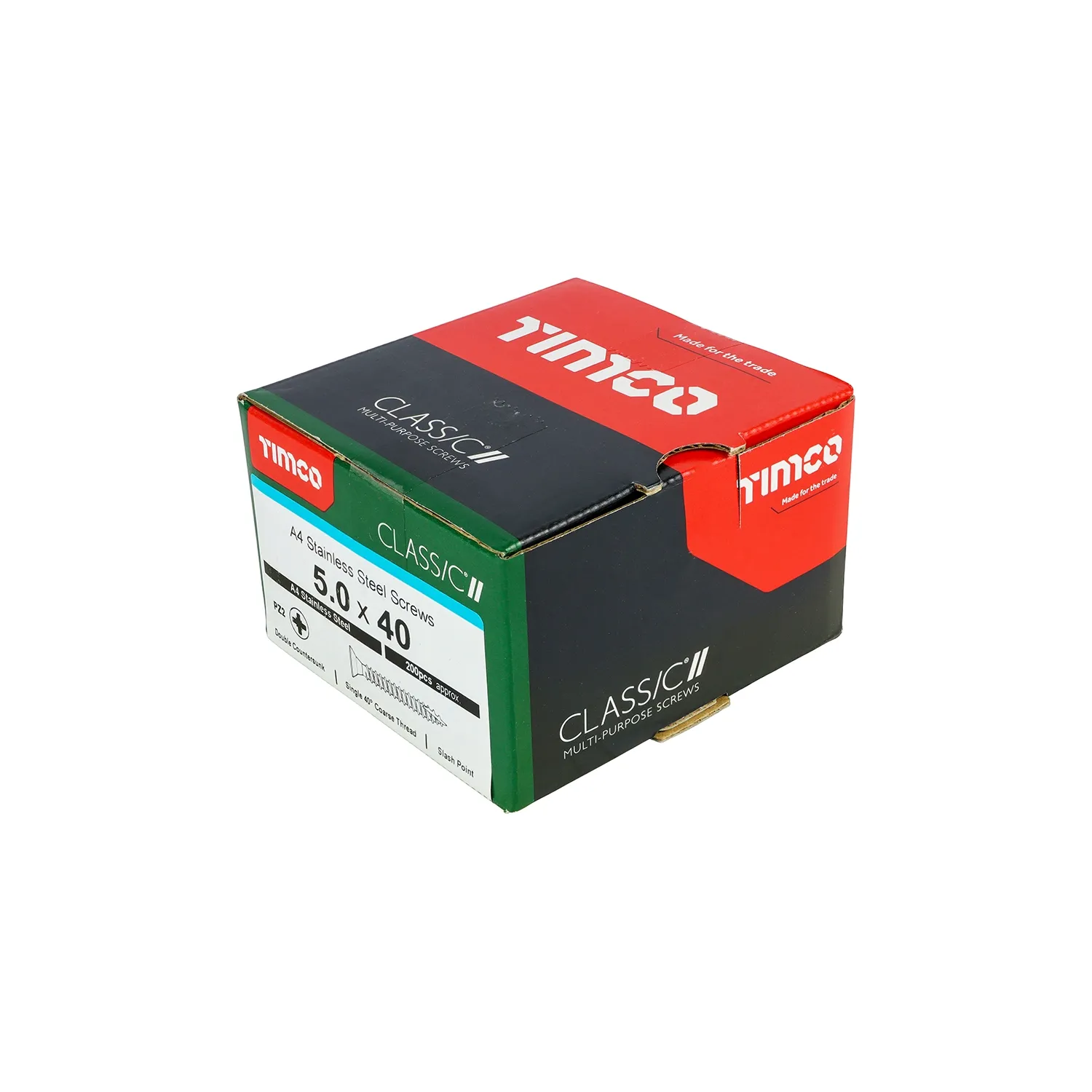 Woodscrew 5x40mm Stainless Steel 50040CLA4