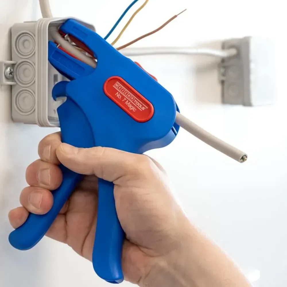 Weicon No 7 Wire Stripper 5100007, for stripping singles and multi-core cables