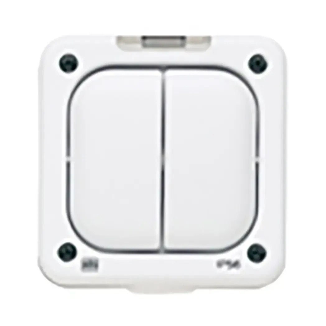 56422 - Mk Masterseal 2 Gang Waterproof Switch Enclosure IP65 56422