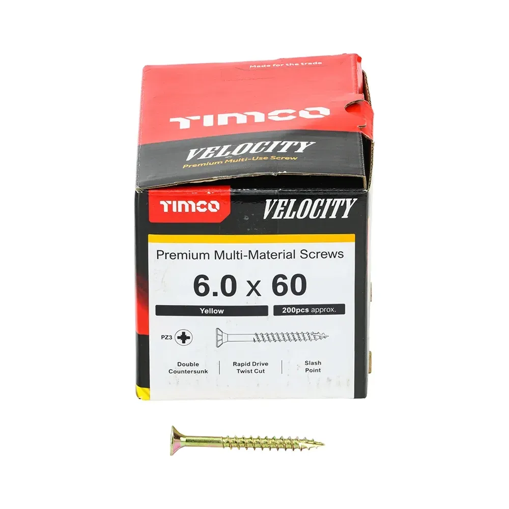 Timco 6 x 60mm Woodscrews