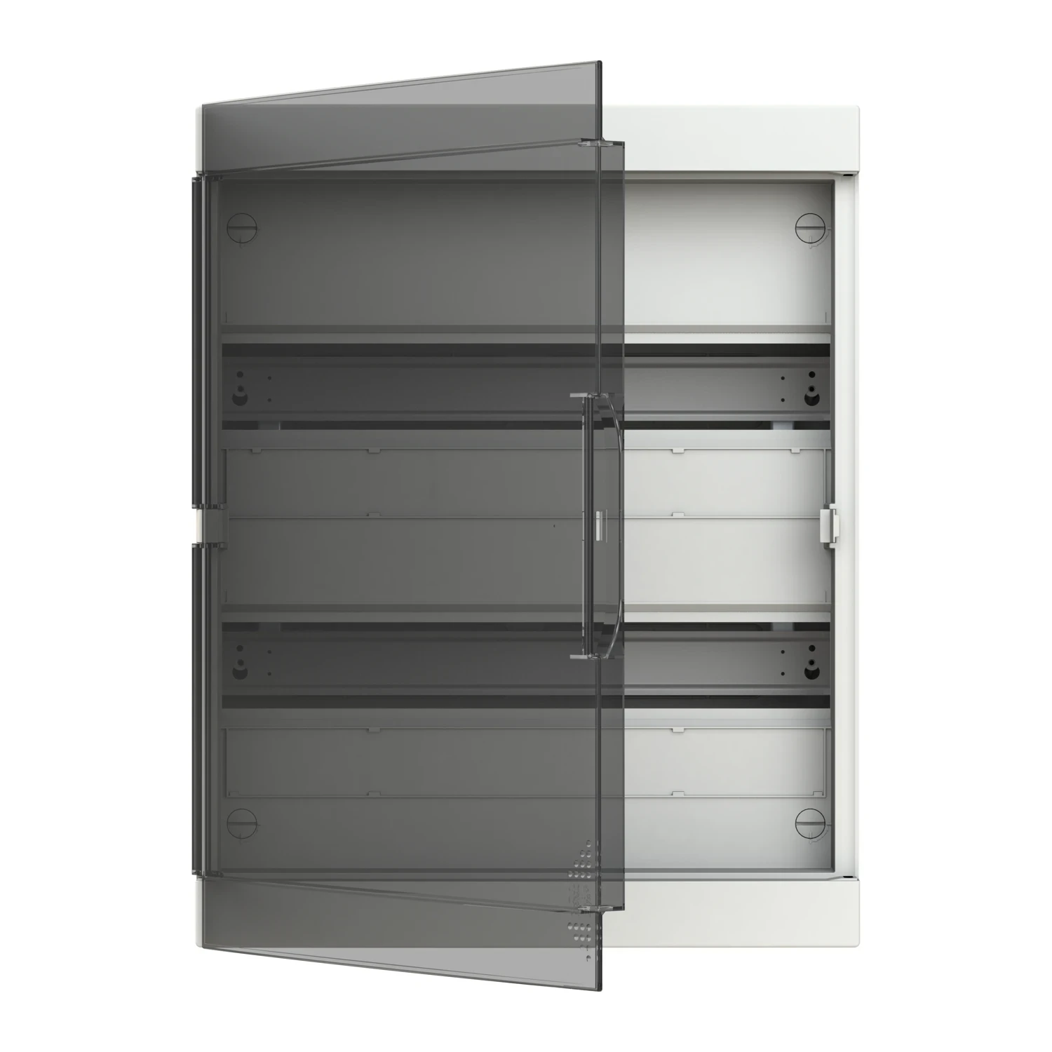 ABB FIX-O-Rail 150 Distribution Board 36 Module 2 Row Surface Mount IP40 Transparent Door