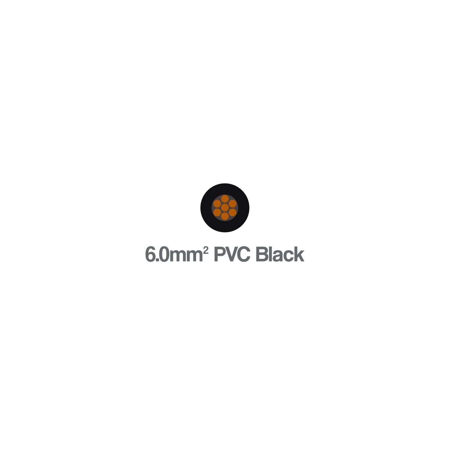 6mm Single Core Black LSZH Cable H07Z-R 450 750V