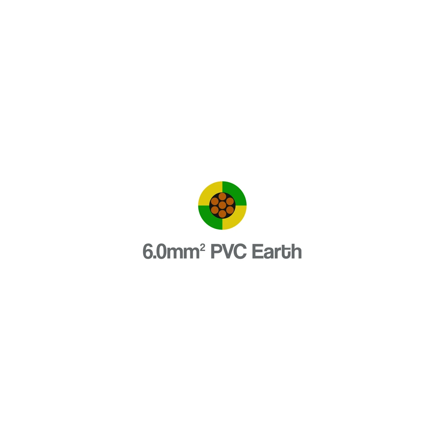 6491B H07Z-R Single Core 6mm² Earth LSZH Yellow Green 450 750V