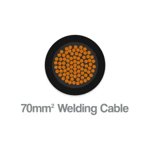 Welding Cable 70mm² Black H01N2-E EN 50525-2-81 Priced Per Metre