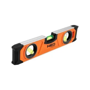 Professional magnetic spirit level with 3 angles, 230mm