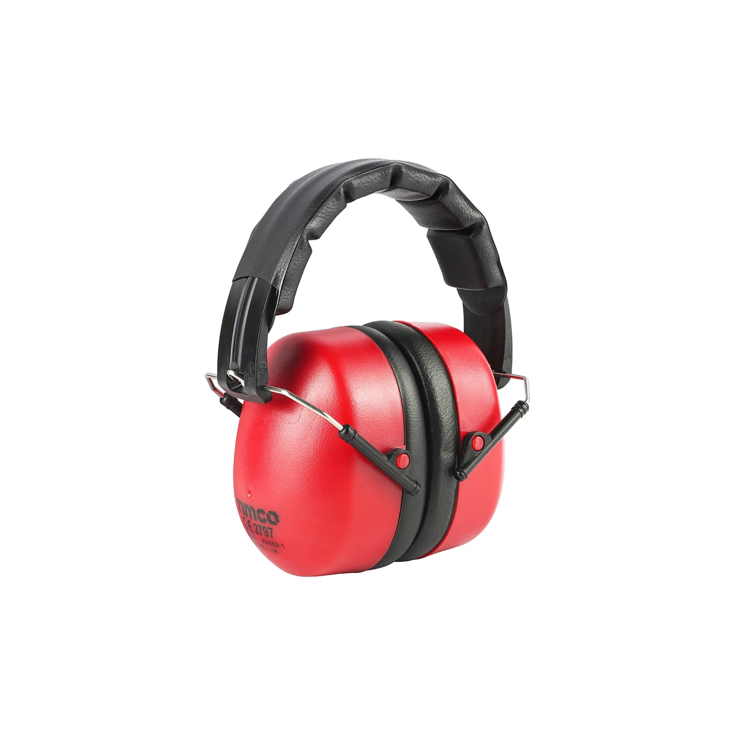Timco Foldable Ear Defenders 30.4dB SNR One Size Red