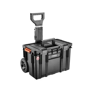 NEO Tools mobile toolbox with 35kg load capacity and polyamide clasps