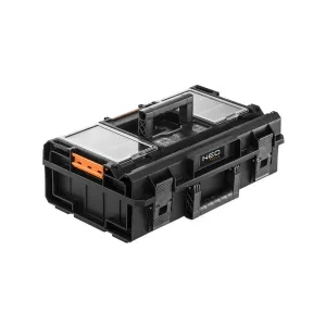 NEO Tools storage box with 50kg lifting capacity and internal partitions