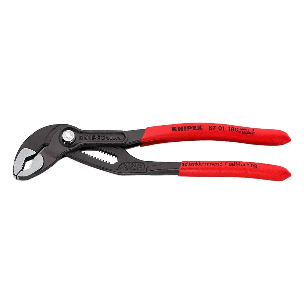 8701180 - Knipex Push Button Pipe Grips Alligator Wrench 180mm