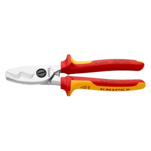 9516200 - Knipex 8 200mm Chrome Plated Cable Shears 200mm 9516200