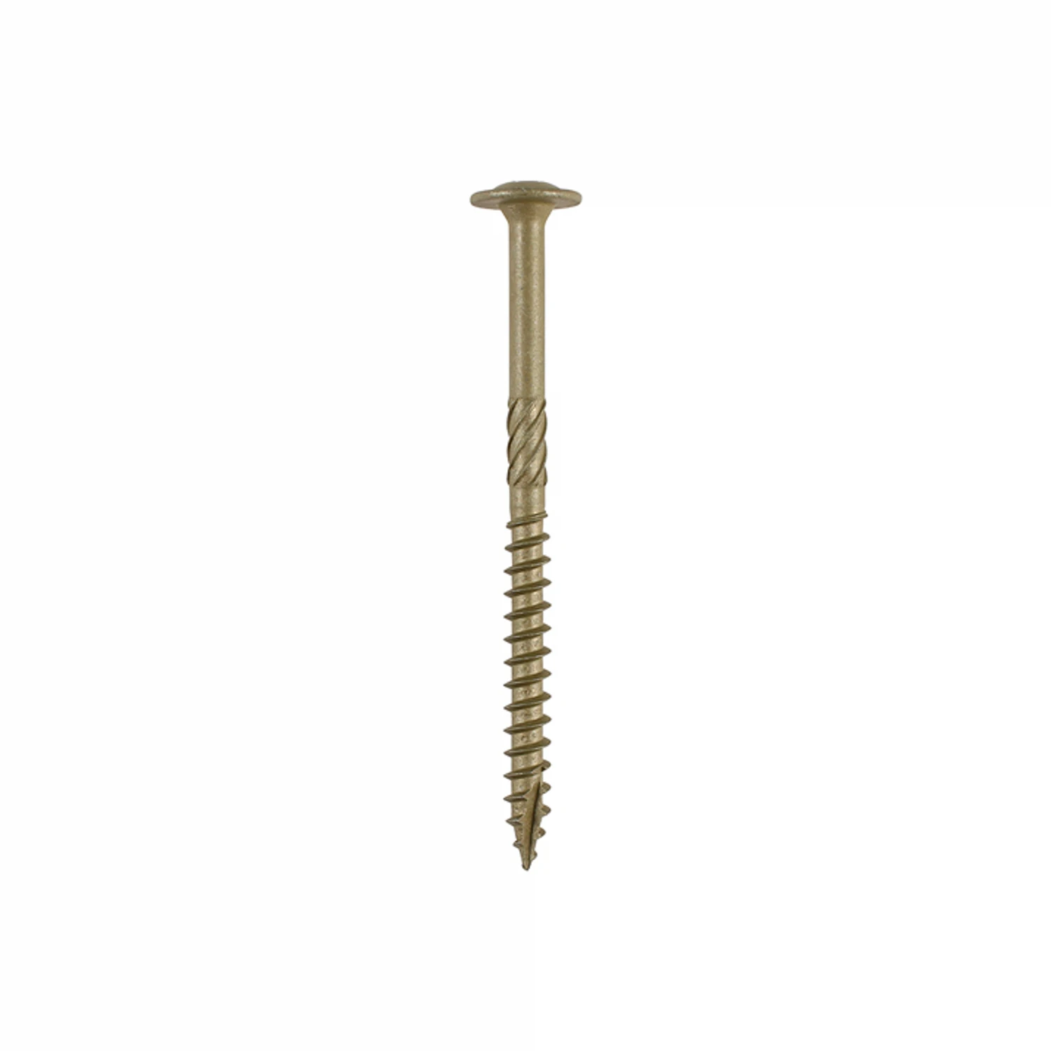 Timco IN-DEX 6.7x95mm Wafer Head Exterior Timber Screw Green TX30