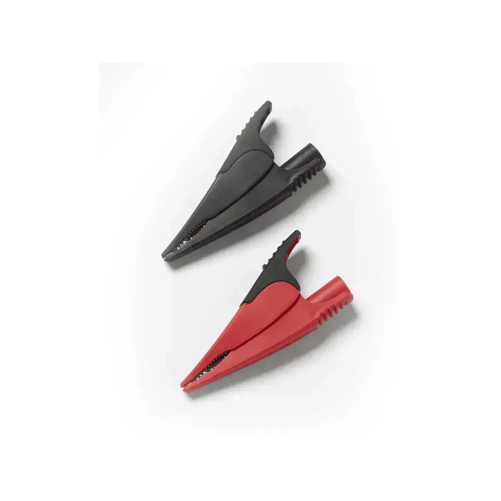 AC285 High voltage alligator clips, Fluke AC285, red and black pair.   