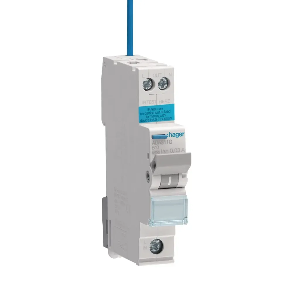 Hager 10A B RCBO Type A