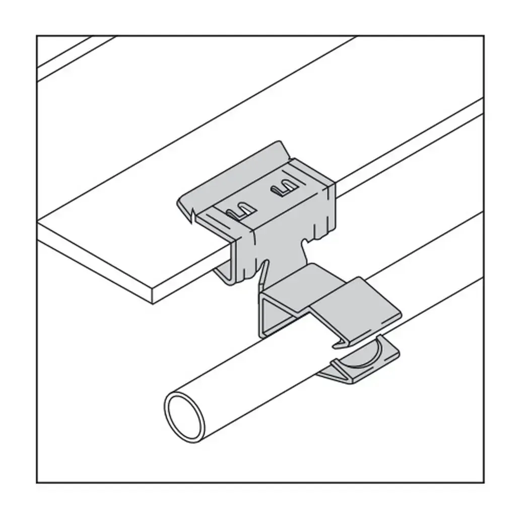 AH814JM1825 - Girder Clip (For Conduit) 8-14mm Conduit Diameter 18-25mm AH814-JM1825