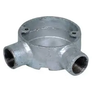 AN20 - 20mm Galvanised Conduit Angle Box
