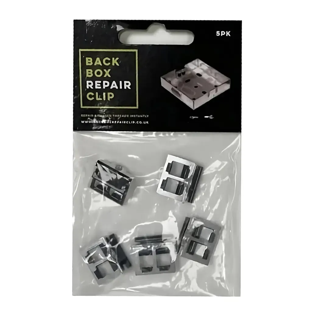 BACKBOXREPAIRKIT - The Back Box Repair Clip Pack of 5