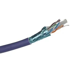CAT6S - Cat 6 Screened Cable Purple CAT6S