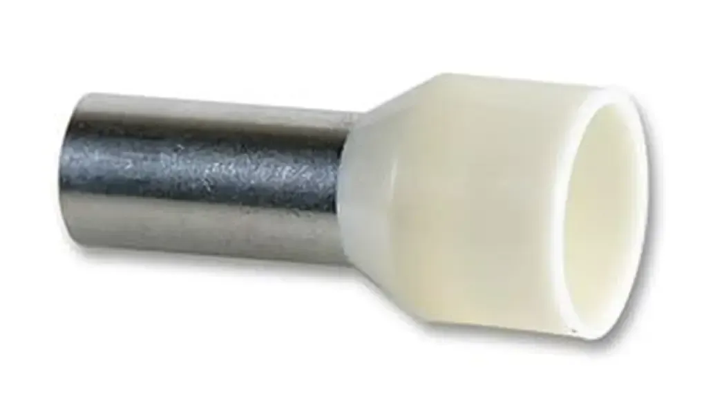 CEF1012G - 10mm Bootlace Ferrule Ivory