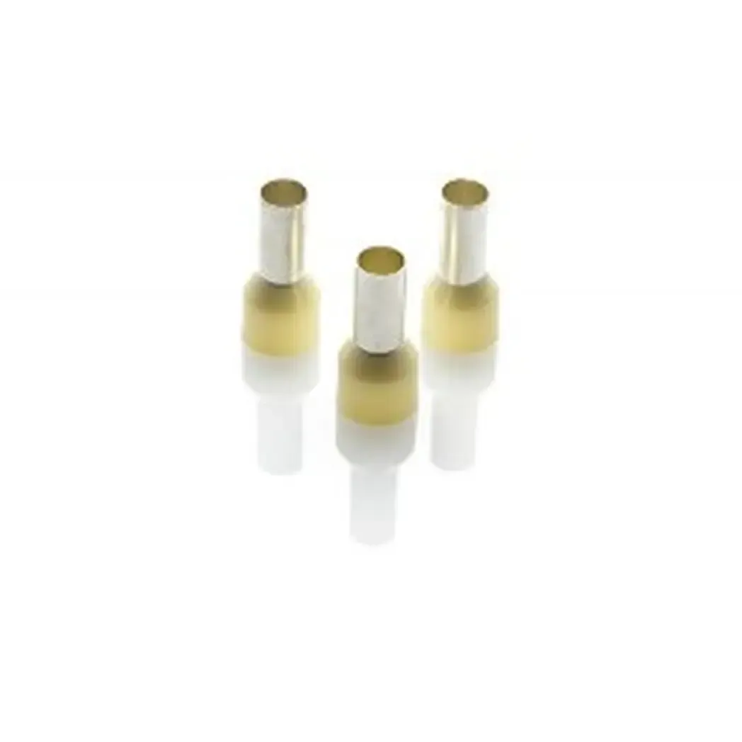 CEF1018G - Bootlace Ferrule 18x10mm 100 Pack Partex Ivory