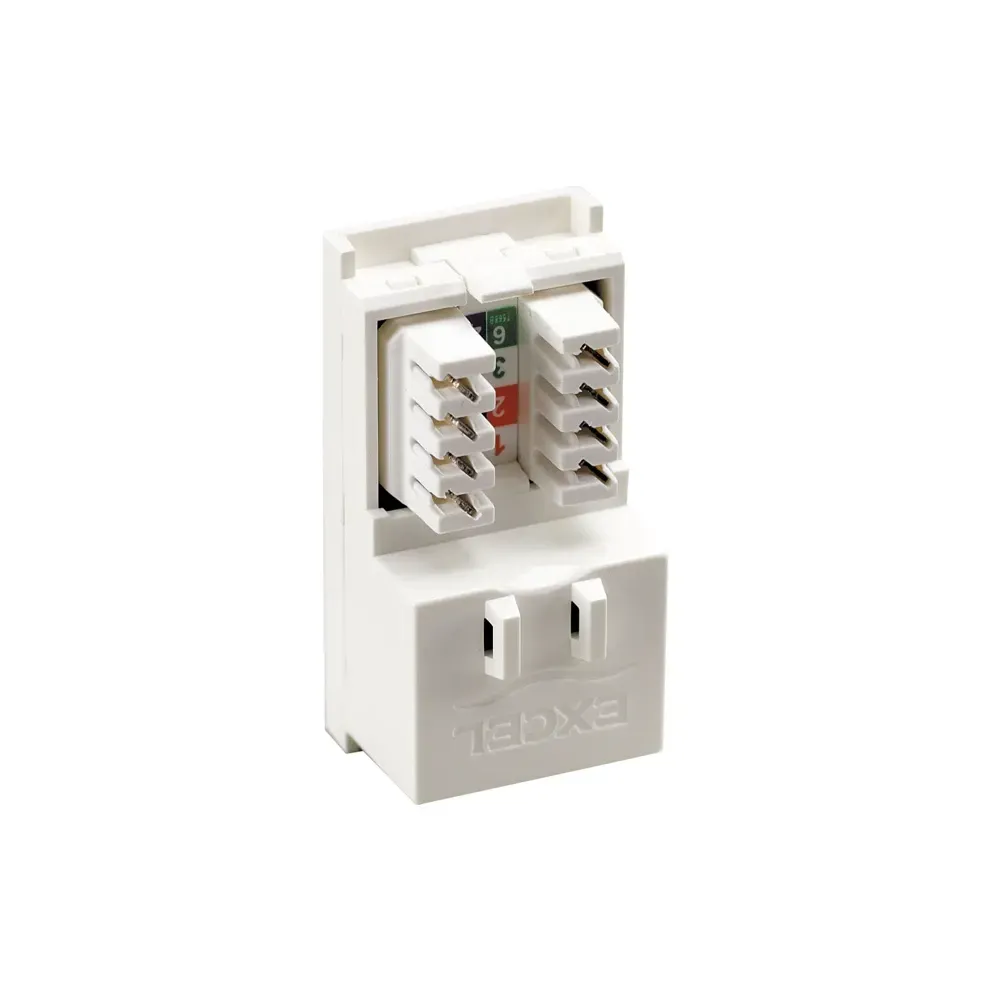 Cat6 Module Eurostyle Outlet 25 x 50mm CH2401S