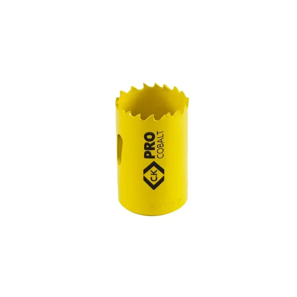CK ProCobalt 25mm holesaw for metal cutting.