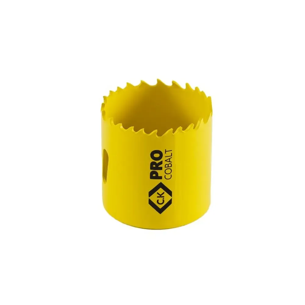 CK ProCobalt 41mm holesaw for metal cutting.