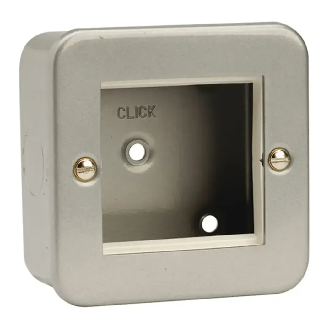 CL311 - Click New Media 1 Gang Plate Twin Aperture - Plates