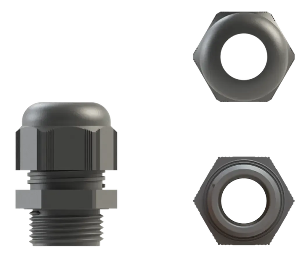 DCGM25GRY - M25 Grey Cable Gland & Nut DCGM