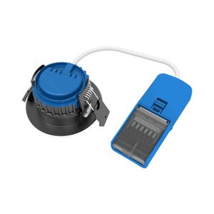 DL98E 8W CCT Downlighter back-view with accessories