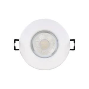 H2 Lite LED Downlight in matt white finish installed in a ceiling