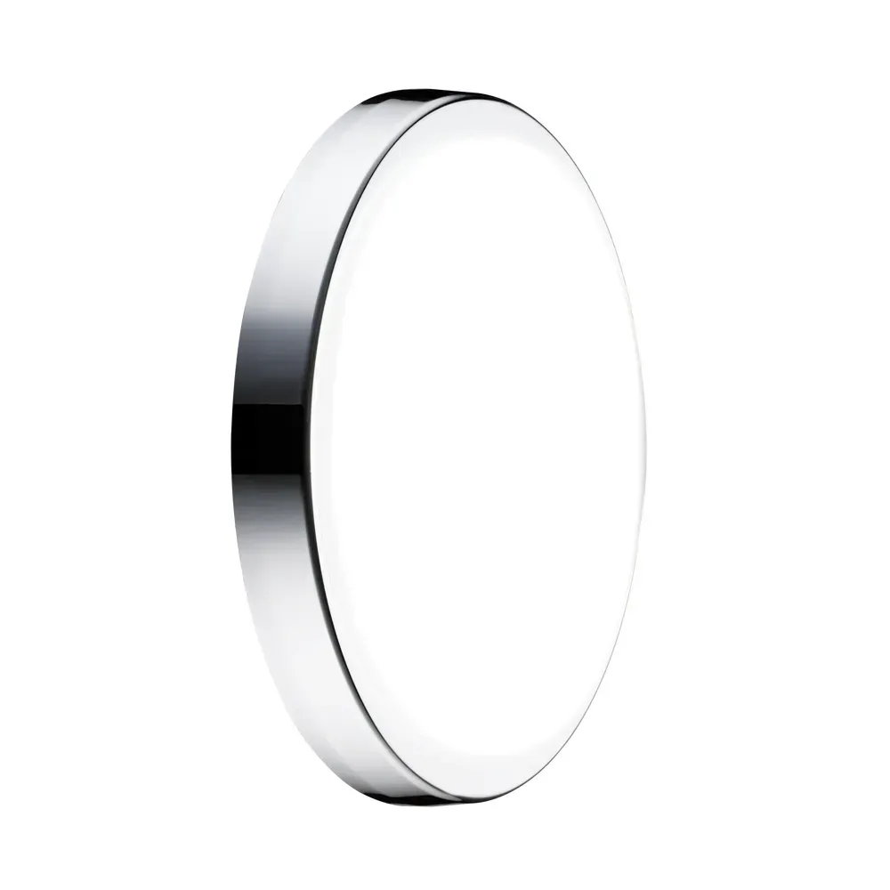 Luceco 17W 4000K LED Bulkhead chrome trim