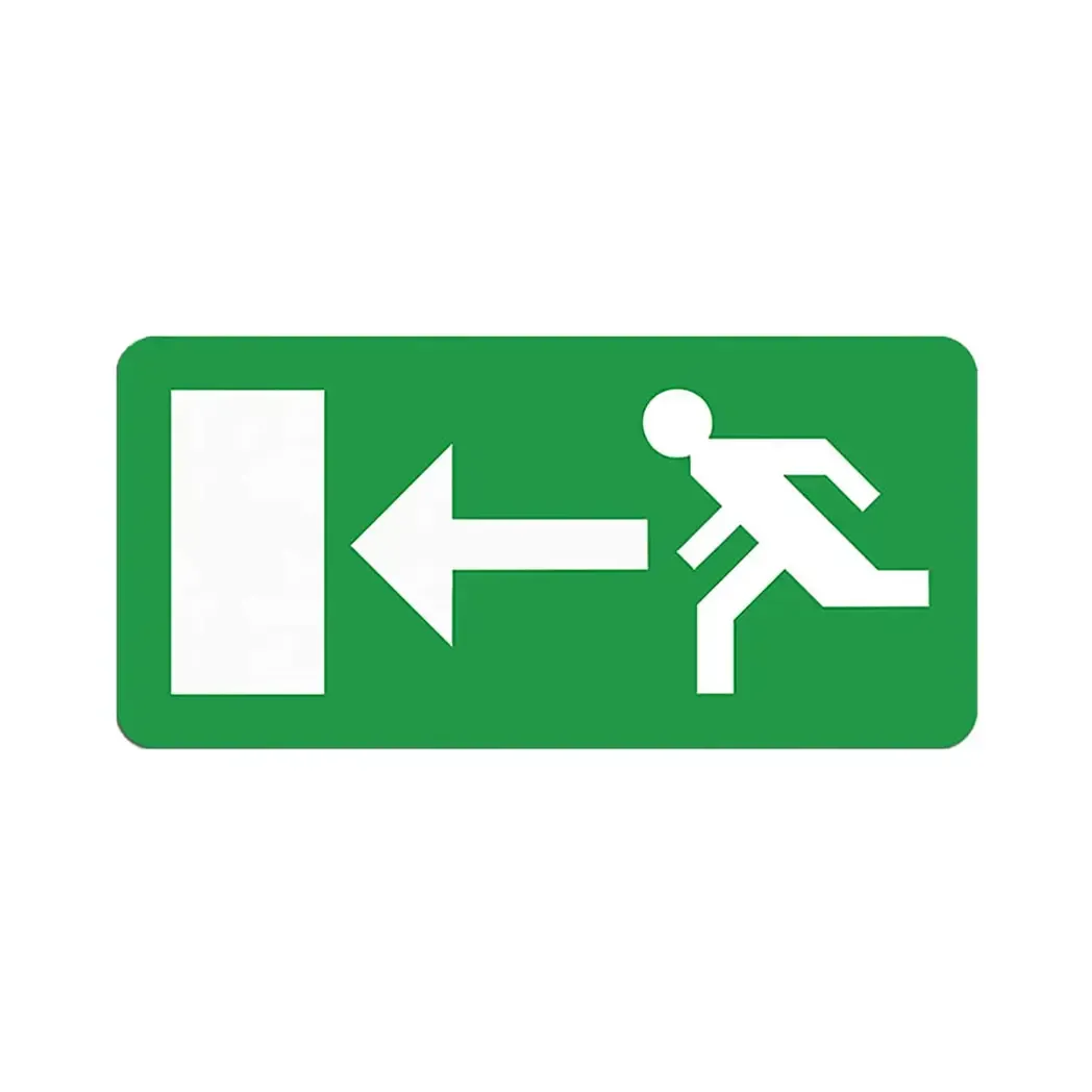 EBLGDL - Eterna Left Arrow Legend for Emergency Sign EBLGDL