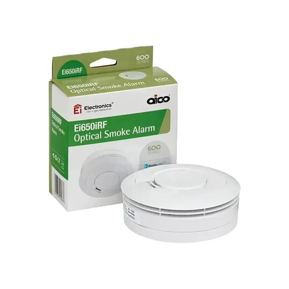 Optical smoke alarm featuring a high-performance sensor and 85dB sound.
