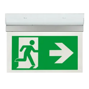 EMD2WMEXHSIGNR - Emergency Hanging LED Exit Light Arrow = Right