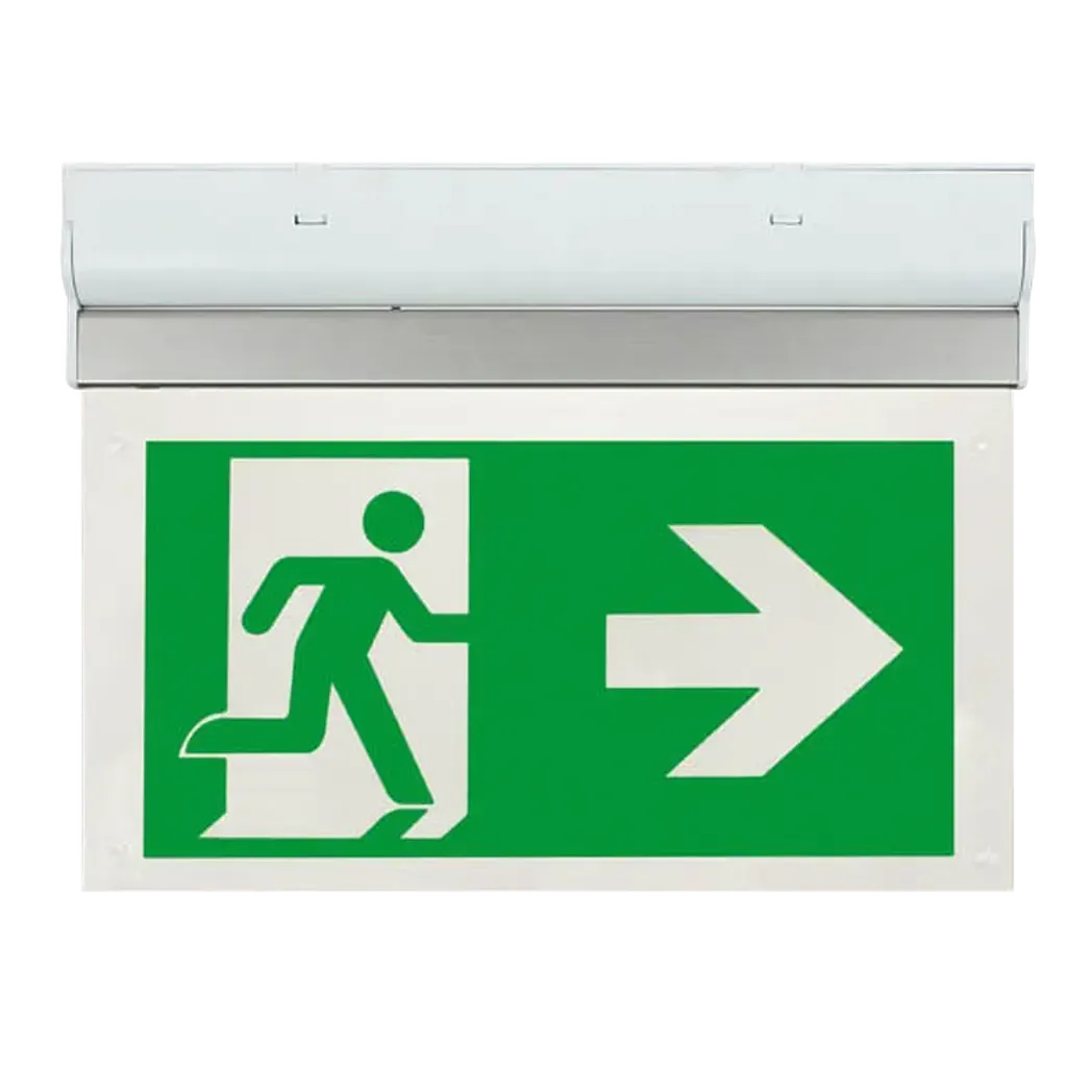 EMD2WMEXHSIGNR - Emergency Hanging LED Exit Light Arrow = Right