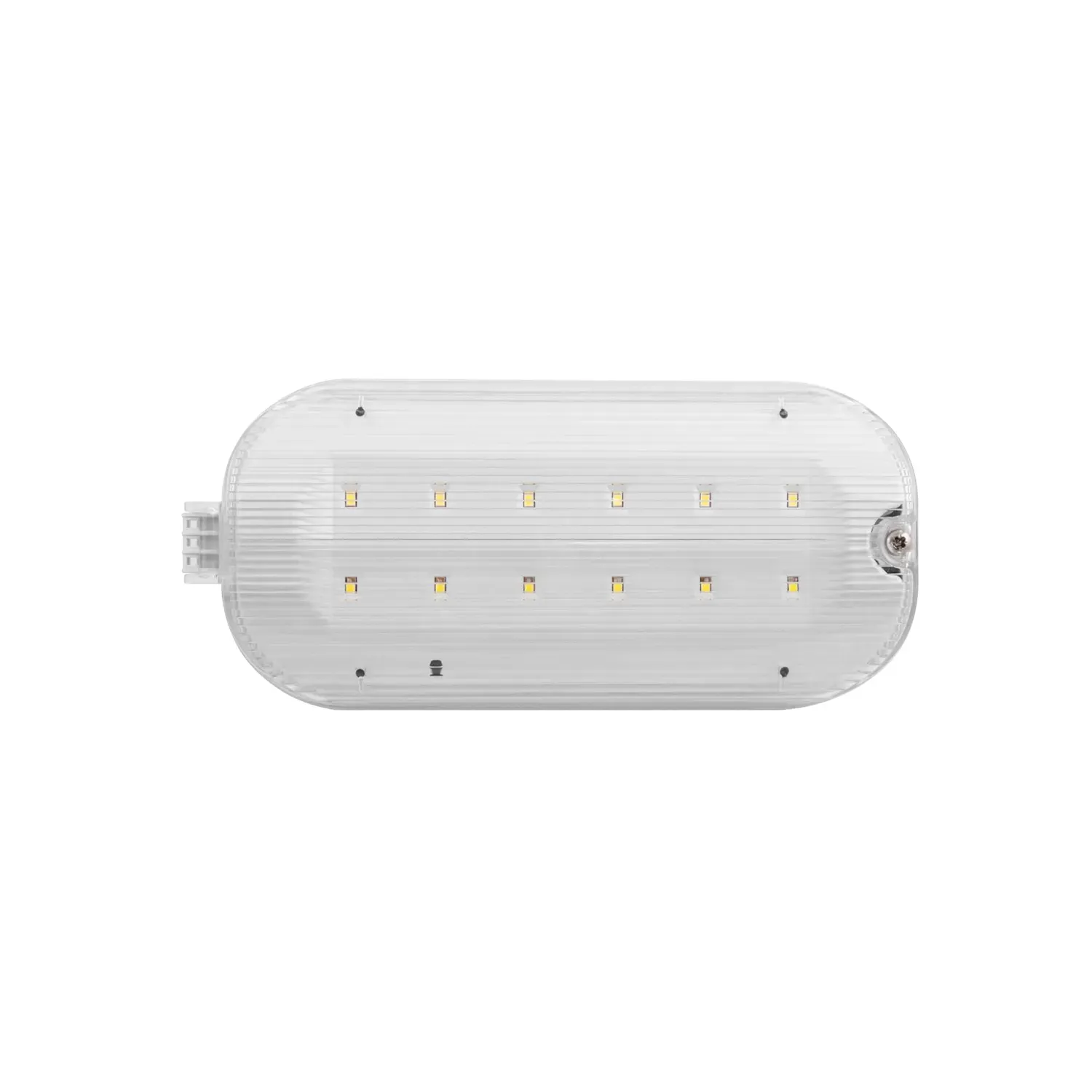 Duceri 3W LED IP65 Maintained Non-Maintained Emergency Bulkhead 5500K White EMLED3WMHBULK2