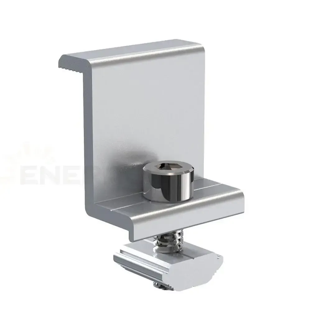 ERKENDCLAMP - Enerack Solar End Clamp for Mini Rail and U Rail 35mm