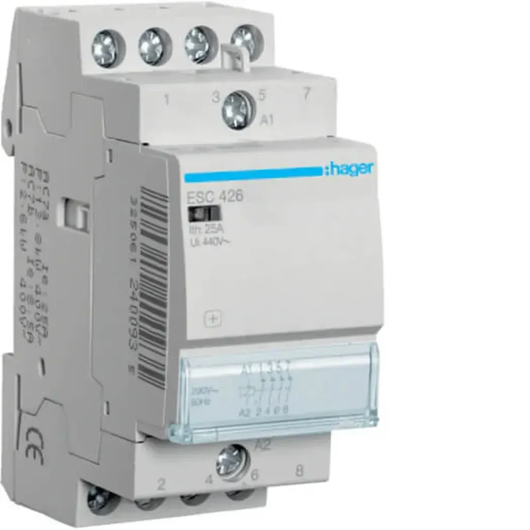 ESC426 - Hager Contactor 25A 4NC 230V ESC426
