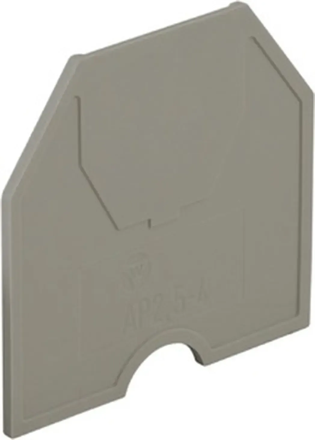 ET0017 - 16mm Grey DIN Rail End Plate (ET0017)