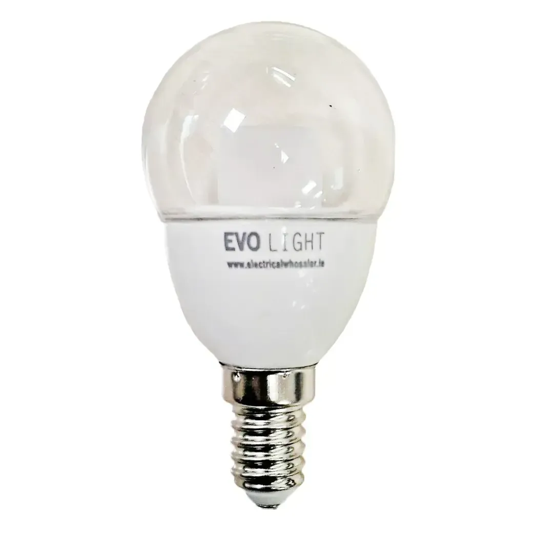 EVO0063 - Evolight Golf Ball LED Clear Dimmable G45 5W E14
