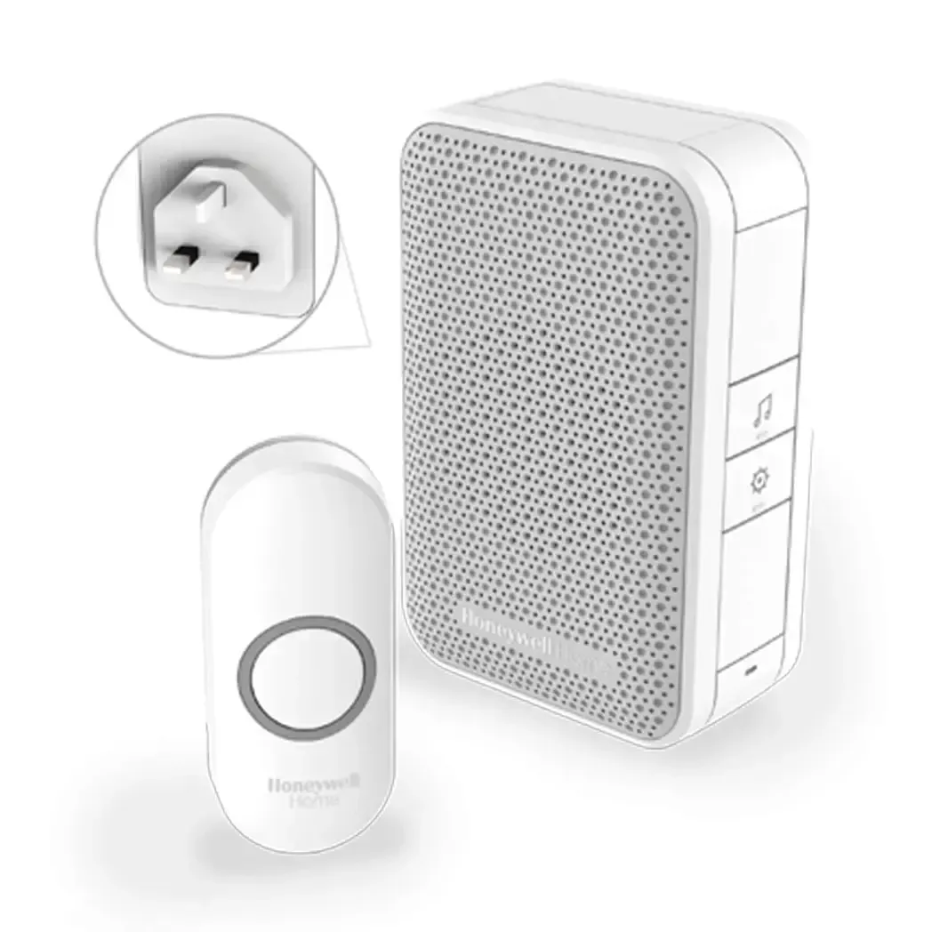 FDC311NBS - Honeywell Wireless Plug-In Doorbell with Push Button