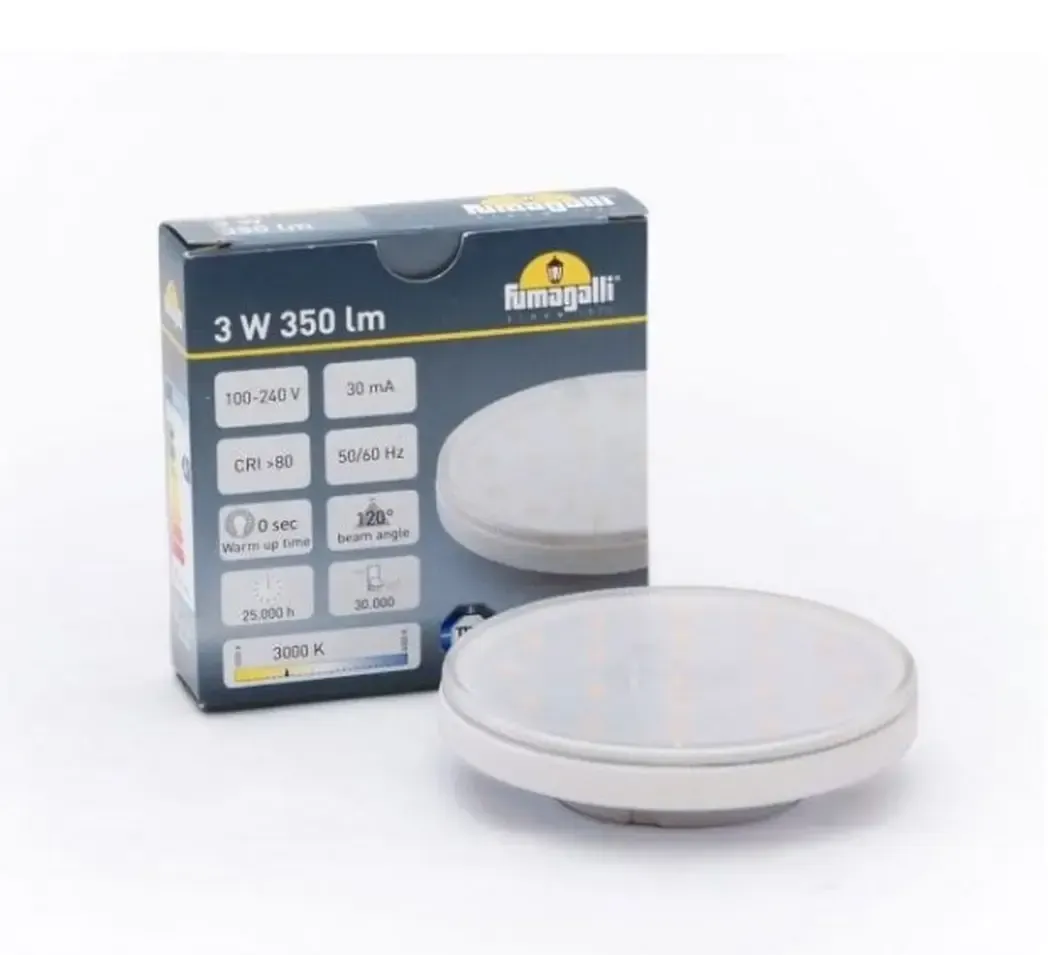 FMHLEDGX53 - Fumagalli FMHLEDGX53 3W GX53 Lamp CCT 346500