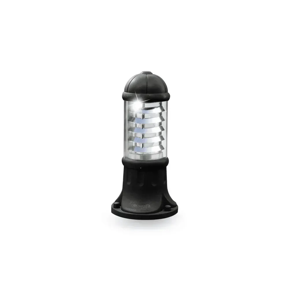 GLSAURO500 Outdoor bollard light, Fumagalli, IP55, black.   
