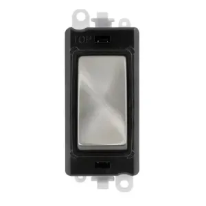 GM2002BKSC - Click GridPro 20A Switch Module, 2-Way, Satin Chrome
