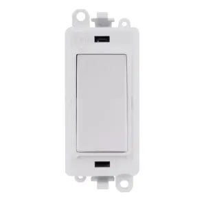 GM2002PW - Click GridPro 20A Switch Module, 2-Way, Polar White
