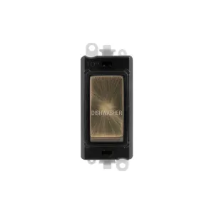 GM2018BKAB-DW double pole switch module, 20AX rating