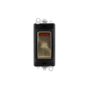 Click GridPro 20A DP Switch module Antique Brass
